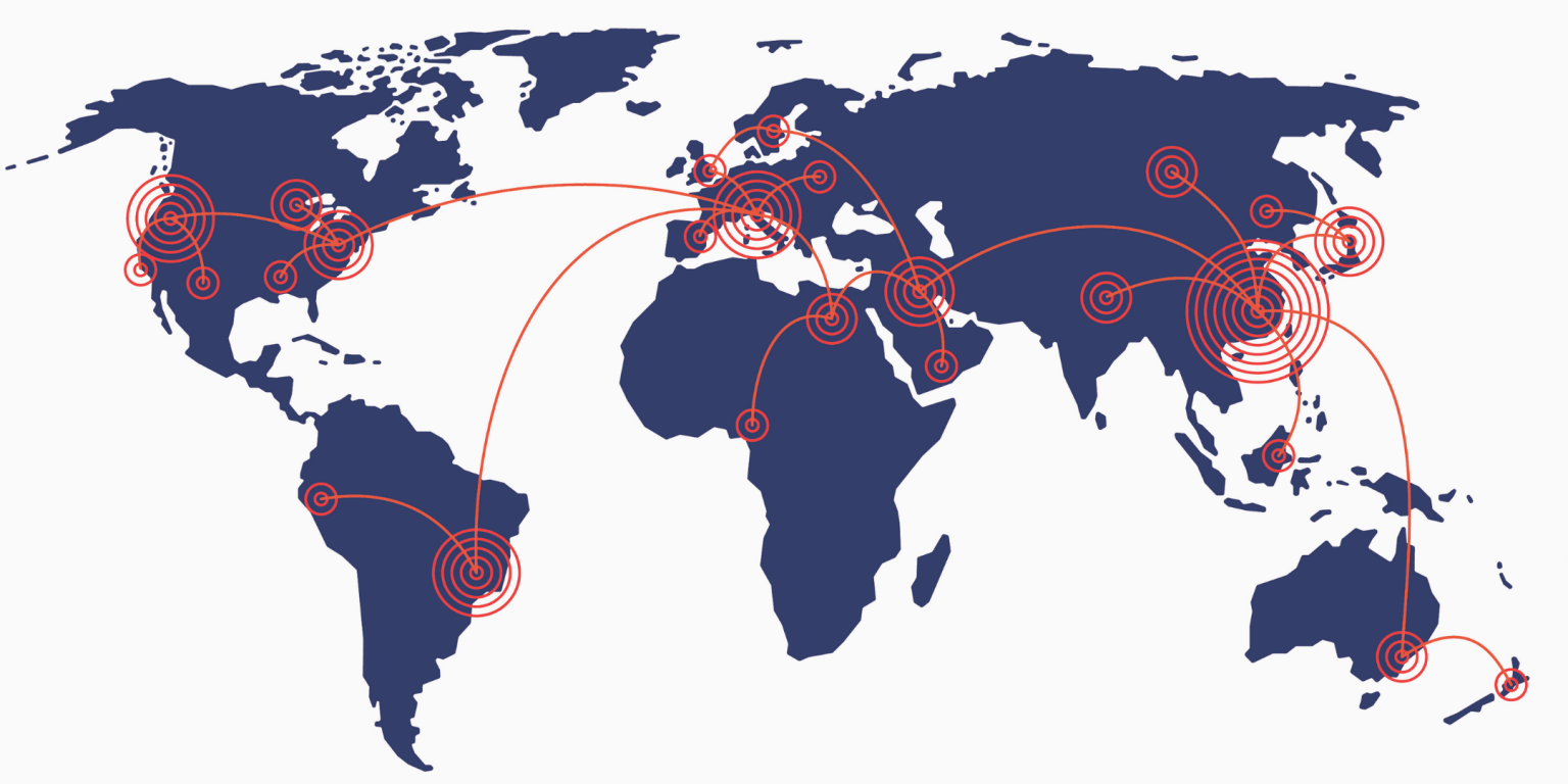 Threat Map geolocalizzata